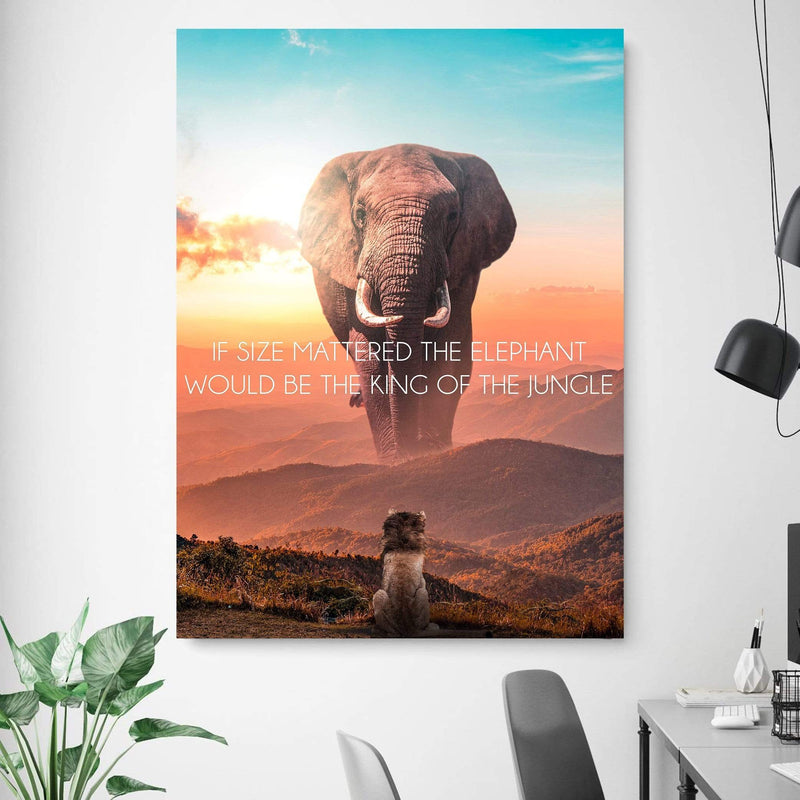 Elephant Jungle Canvas