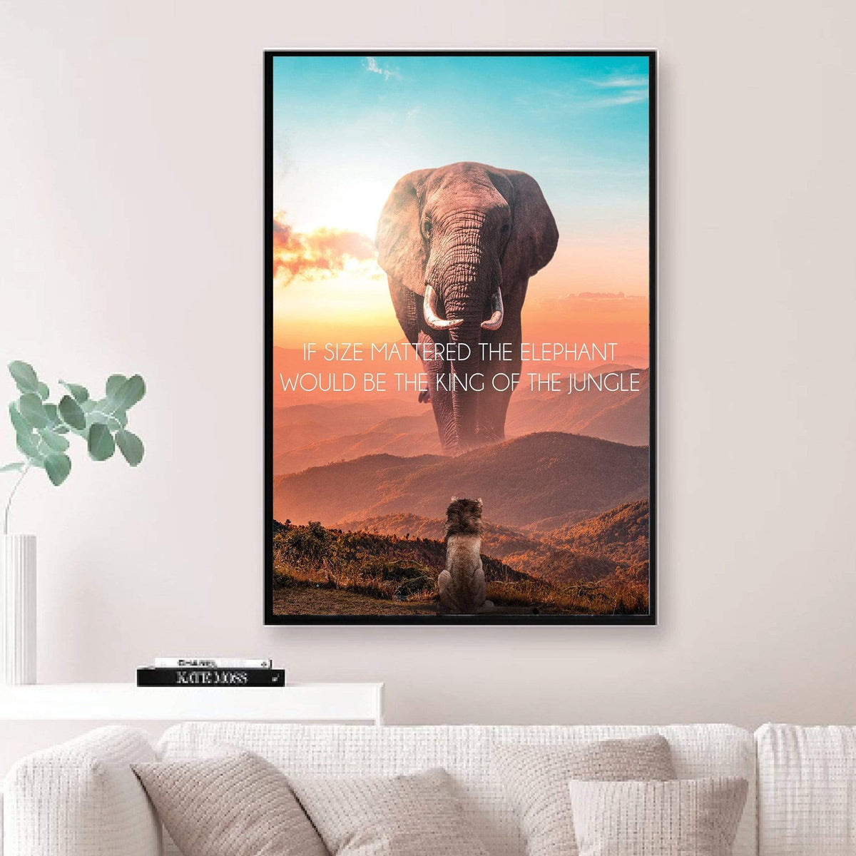 Elephant Jungle Canvas, photo 4 of 10