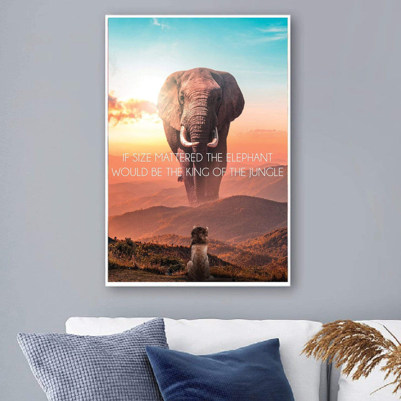 Elephant Jungle Canvas