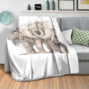 Elephant Love Blanket