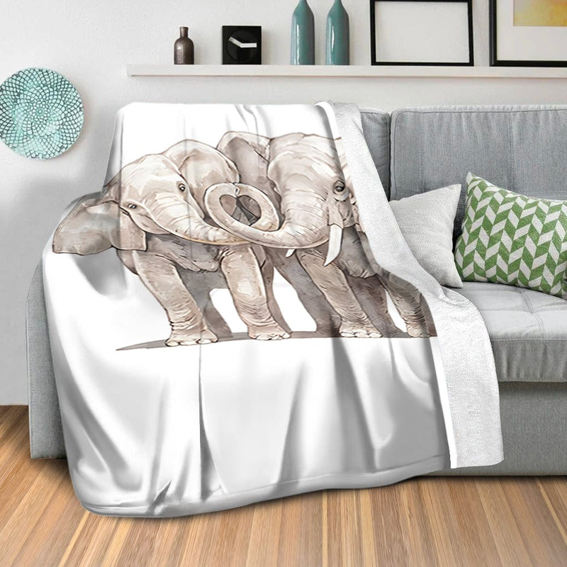 Elephant Love Blanket