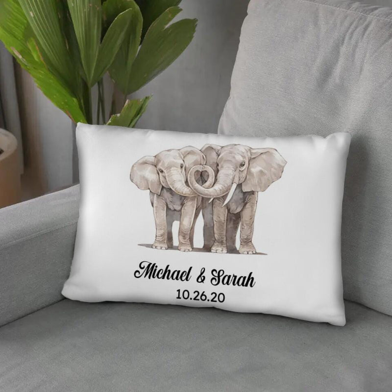 Elephant Love Cushion