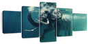Swimming Elephant Wall Art