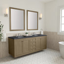 James Martin Chicago 72" Double Bathroom Vanity, Walnut Whisper