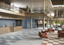 Elite Color Red Anti-Slip Terrazzo Look Porcelain Tiles 24x24