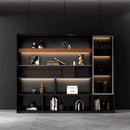 Fulton · Office Shelves w/ Integrated Lighting & Closet Storage