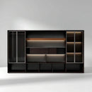Fulton · Office Shelves w/ Integrated Lighting & Closet Storage by Arc Grove