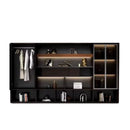 Fulton · Office Shelves w/ Integrated Lighting & Closet Storage