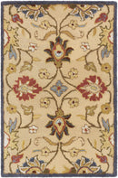 Caesar 1116 Hand Tufted Beige & Rust Wool Rug