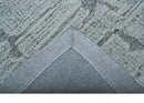 Ella Custom Made Contemporary Gray And Ivory Hand Tufted wool rug
