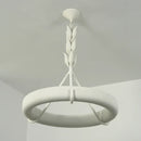 Elodie Plaster Petal Ring Chandelier