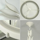 Elodie Plaster Petal Ring Chandelier