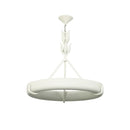 Elodie Plaster Petal Ring Chandelier