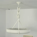 Elodie Plaster Petal Ring Chandelier