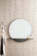 James Martin Platform 36" Mirror, Modern Iron