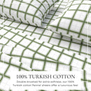 Turkish Cotton Flannel Sheet Set - Plaid & Stripe Collection by Great Bay Home