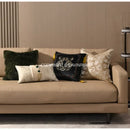GobekUsa Embossed Floral Cushion Cover European Style Champagne Throw Pillow Case