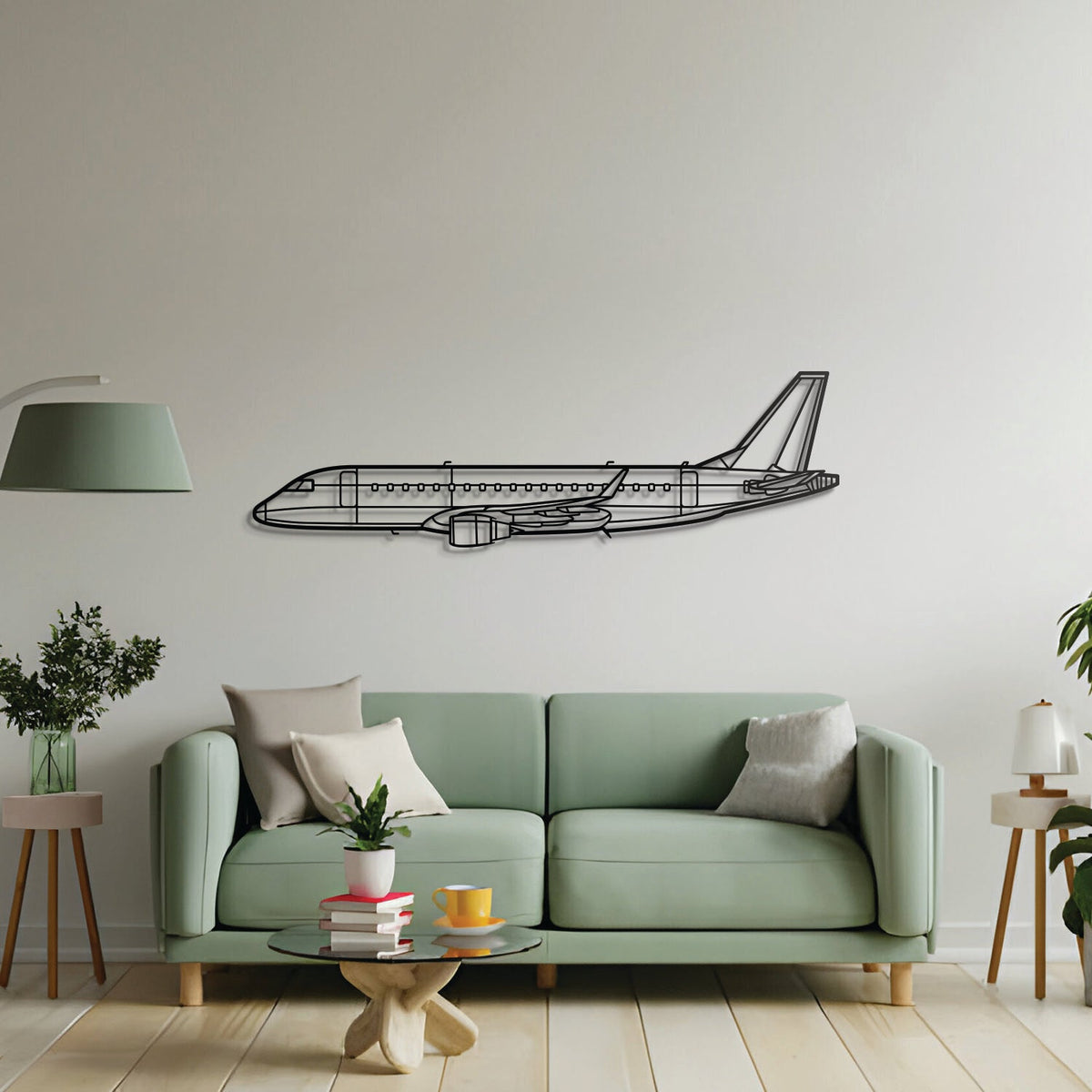 E175 Metal Aircraft Wall Art - NCP0061, photo 4 of 5