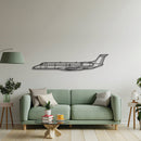 ERJ-135 Metal Aircraft Wall Art - NCP0221