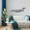 Phenom 300 Metal Aircraft Wall Art - NCP0119 by Navigate Craft