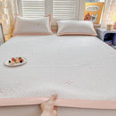 GobekUsa Ice Bean Cooling Feel Mat Set - Jacquard Cushion, Washable, Breathable Mattress