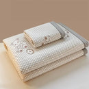 GobekUsa Ice Bean Cooling Feel Mat Set - Jacquard Cushion, Washable, Breathable Mattress