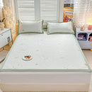 GobekUsa Ice Bean Cooling Feel Mat Set - Jacquard Cushion, Washable, Breathable Mattress