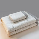 GobekUsa Ice Bean Cooling Feel Mat Set - Jacquard Cushion, Washable, Breathable Mattress