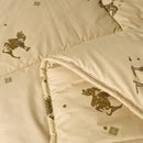 GobekUsa Camel Hair Quilted Blanket Comforter Single King Size