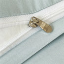 GobekUsa Blue Butterfly Flower 600TC Egyptian Cotton Duvet Cover Set