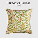 GobekUsa Citron Flowers Plants Print Pillow Case: Farmhouse Decorative Cushion Cover