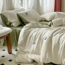 GobekUsa Ice Silk Bedding Sets for Cool Summer Sleep. Skin-Friendly Quilt Cover for Adults & Kids.