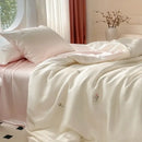 GobekUsa Ice Silk Bedding Sets for Cool Summer Sleep. Skin-Friendly Quilt Cover for Adults & Kids.