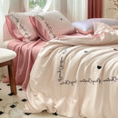 GobekUsa Ice Silk Bedding Sets for Cool Summer Sleep. Skin-Friendly Quilt Cover for Adults & Kids.