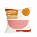 Embroidered cushion cover set of 4 colors living room decor by Decorbites
