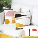 Embroidered cushion cover set of 4 colors living room decor by Decorbites
