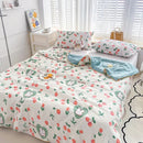 GobekUsa Double Gauze Rabbit Print Quilt: Soft, Breathable, Washable, Light Comforter