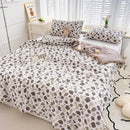 GobekUsa Double Gauze Rabbit Print Quilt: Soft, Breathable, Washable, Light Comforter