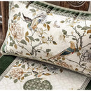 GobekUsa Dream Floral Birds Print Oriental Cushion Covers for Luxury Sofa