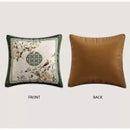 GobekUsa Dream Floral Birds Print Oriental Cushion Covers for Luxury Sofa