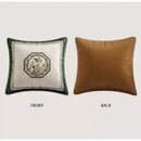 GobekUsa Dream Floral Birds Print Oriental Cushion Covers for Luxury Sofa