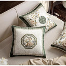 GobekUsa Dream Floral Birds Print Oriental Cushion Covers for Luxury Sofa