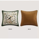 GobekUsa Dream Floral Birds Print Oriental Cushion Covers for Luxury Sofa