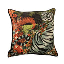 GobekUsa Elephant Jungle Paradise Throw Pillow Cover