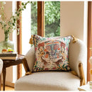 GobekUsa Elephant Jungle Paradise Throw Pillow Cover