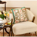 GobekUsa Elephant Jungle Paradise Throw Pillow Cover