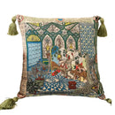 GobekUsa Elephant Jungle Paradise Throw Pillow Cover