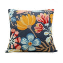 Embroidered flower boho long cushion covers bedroom floral pillow by Decorbites