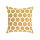 Embroidered green and gold fish pillow cover living room by Decorbites