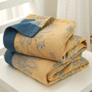 GobekUsa Cotton Gauze Summer Quilt - Lightweight Air-Conditioning Blanket for Girls